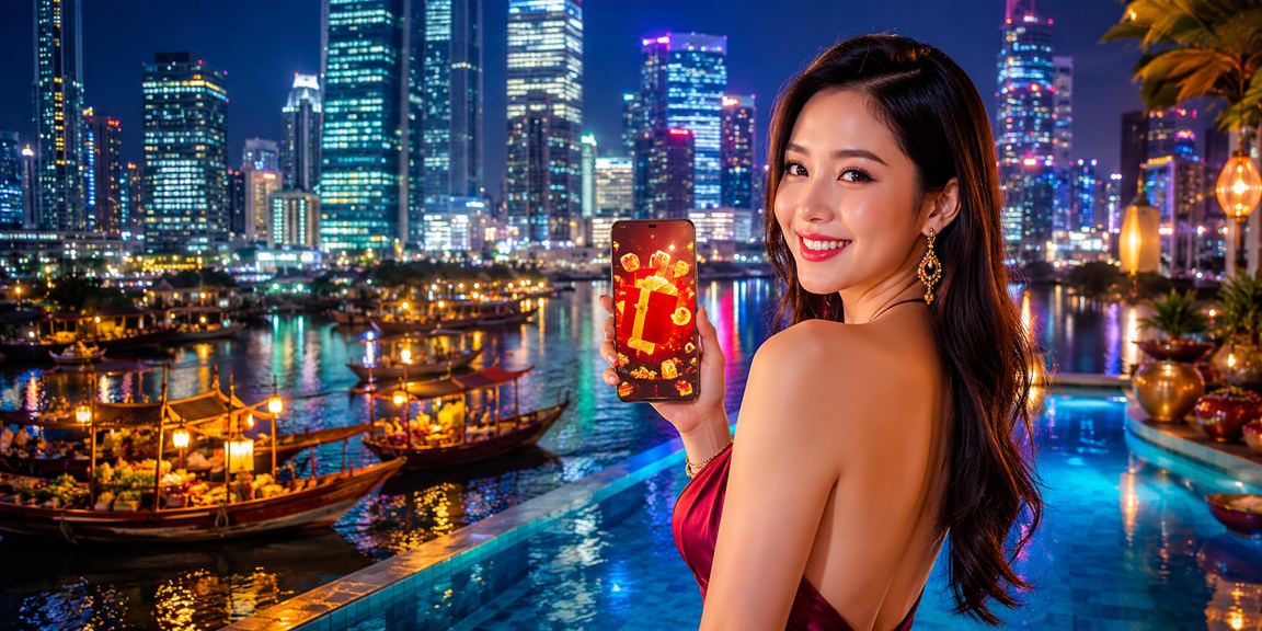 Người dùng Hà Nội cầm phong bì đỏ may mắn và kiểm tra kết quả xổ số trên điện thoại