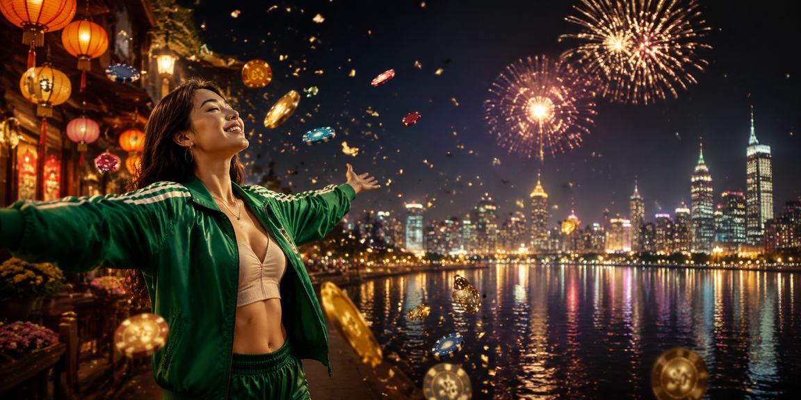 Không khí đêm Hội An với đèn lồng rực rỡ, gợi cảm giác may mắn và thú vị khi tham gia xổ số trực tuyến
